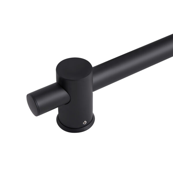 Душова стійка з тримачем універсальна Qtap Lepit 665 мм округла QTLEP82103OB Black Matt Душова стійка з тримачем універсальна Qtap Lepit 665 мм округла QTLEP82103OB Black Matt