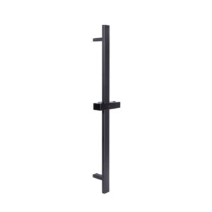 Душова стійка з тримачем універсальна Qtap Lepit 705 мм прямокутна QTLEP82103NB Black Matt Душова стійка з тримачем універсальна Qtap Lepit 705 мм прямокутна QTLEP82103NB Black Matt
