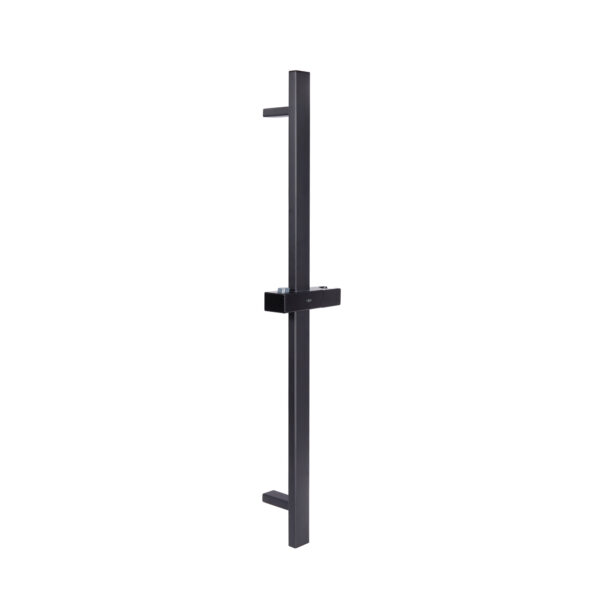 Душова стійка з тримачем універсальна Qtap Lepit 705 мм прямокутна QTLEP82103NB Black Matt Душова стійка з тримачем універсальна Qtap Lepit 705 мм прямокутна QTLEP82103NB Black Matt