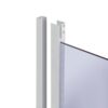 Душова кабіна Lidz Latwa SC80x80.SAT.MID.GR, скло тоноване 4 мм без піддона