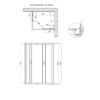 Душова кабіна Lidz Wawel SC100x80.SAT.LOW.FR, скло Frost 5 мм без піддона Душова кабіна Lidz Wawel SC100x80.SAT.LOW.FR, скло Frost 5 мм без піддона