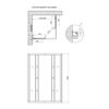 Душова кабіна Lidz Wawel SC90x90.SAT.LOW.FR, скло Frost 4 мм без піддона Душова кабіна Lidz Wawel SC90x90.SAT.LOW.FR, скло Frost 4 мм без піддона
