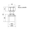 Перехідник прес Icma 20х1/2" ВР з накидною гайкою №416 Перехідник прес Icma 20х1/2" ВР з накидною гайкою №416