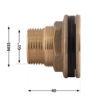 Врезка Thermo Alliance Standart 1" в бак SD40025 Врізка Thermo Alliance Standart 1" в бак SD40025