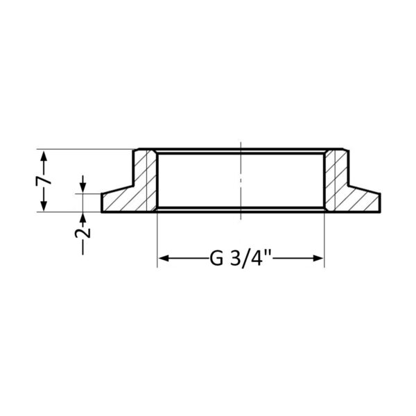 Контргайка-шайба Thermo Alliance Standart 3/4" SD40620