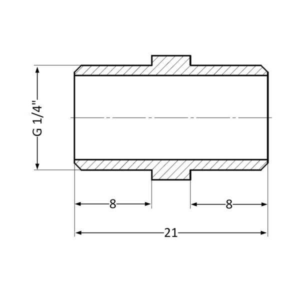 Ніпель Thermo Alliance Standart 1/4" ЗР SD40766 Ніпель Thermo Alliance Standart 1/4" ЗР SD40766