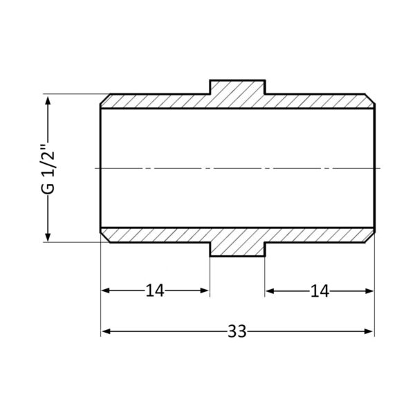 Нипель Thermo Alliance Standart 1/2" ЗР SD4071515L Ніпель Thermo Alliance Standart 1/2" ЗР SD4071515L