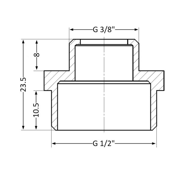 Ніпель Thermo Alliance Standart 1/2"х1/8" ЗР SD408159 Ніпель Thermo Alliance Standart 1/2"х1/8" ЗР SD408159