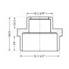 Нипель Thermo Alliance Standart 1 1/2"х1 1/4" ЗР SD4084032 Ніпель Thermo Alliance Standart 1 1/2"х1 1/4" ЗР SD4084032