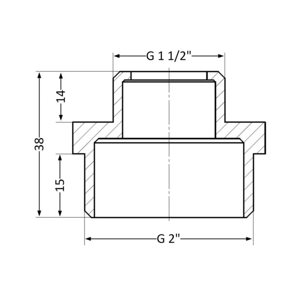 Нипель Thermo Alliance Standart 2"х1 1/2" ЗР SD4085040 Ніпель Thermo Alliance Standart 2"х1 1/2" ЗР SD4085040