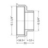 Перехідник Thermo Alliance Standart 1 1/4"х3/4" ВЗ SD4093220 Перехідник Thermo Alliance Standart 1 1/4"х3/4" ВЗ SD4093220