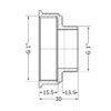 Переходник Thermo Alliance Standart 1"х1" ВЗ SD4092525 Перехідник Thermo Alliance Standart 1"х1" ВЗ SD4092525