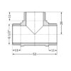Тройник Thermo Alliance Standart 1/2" ЗР SD41215 Трійник Thermo Alliance Standart 1/2" ЗР SD41215