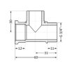 Трійник Thermo Alliance Standart 3/4" ВЗЗ SD41420 Трійник Thermo Alliance Standart 3/4" ВЗЗ SD41420