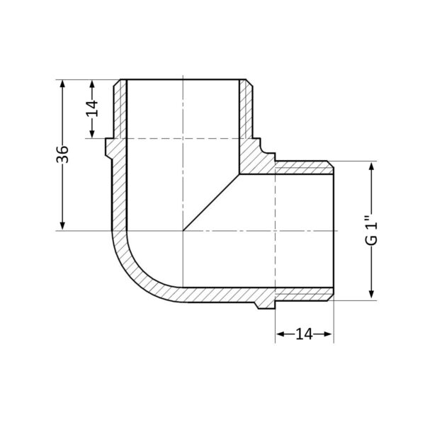 Кутик Thermo Alliance Standart 1" ЗР SD41925