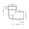 Кут Thermo Alliance Standart 1/2" ВЗ SD42015U Кут Thermo Alliance Standart 1/2" ВЗ SD42015U