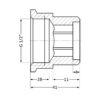 Удлинитель латунный Thermo Alliance Standart 1/2"ВЗ, L=30 мм SD4221530 Подовжувач латунний Thermo Alliance Standart 1/2"ВЗ, L=30 мм SD4221530