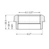 Футорка Thermo Alliance Standart 2"х1 1/2" ЗВ SD4235040