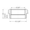 Футорка Thermo Alliance Standart 1 1/4"х3/4" ЗВ SD4233220