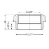 Футорка Thermo Alliance Standart 1/2"х3/8" ЗВ SD423159