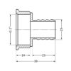 Штуцер Thermo Alliance Standart 25х1" ВР SD4262525