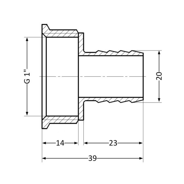 Штуцер Thermo Alliance Standart 20х1" ВР SD4262520 Штуцер Thermo Alliance Standart 20х1" ВР SD4262520