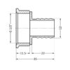 Штуцер Thermo Alliance Standart 12х1/2" ВР SD4261512 Штуцер Thermo Alliance Standart 12х1/2" ВР SD4261512
