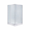 Набор Lidz душевая кабина Wawel SC90x90.SAT.LOW.FR, стекло Frost 4 мм + поддон Mazur Набір Lidz душова кабіна Wawel SC90x90.SAT.LOW.FR, скло Frost 4 мм + піддон Mazur