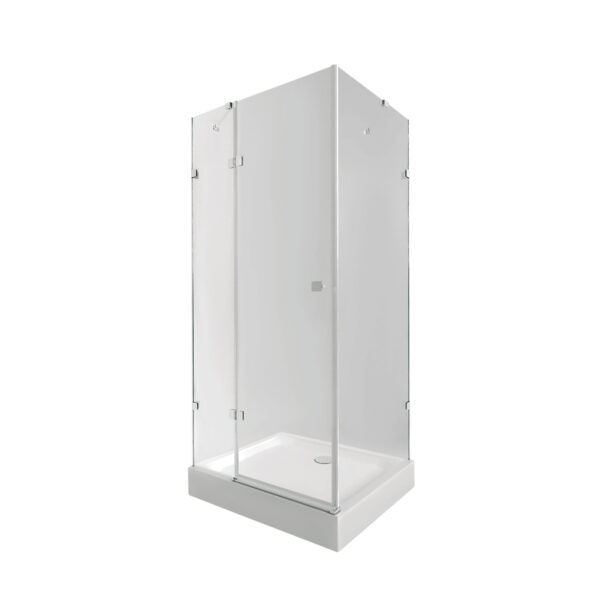 Набор Qtap душевая кабина Capricorn CRM1099SC6 Clear 2020x900x900 мм + поддон Tern 309912C 90x90x12 см с сифоном Набір Qtap душова кабіна Capricorn CRM1099SC6 Clear 2020x900x900 мм + піддон Tern 309912C 90x90x12 см з сифоном