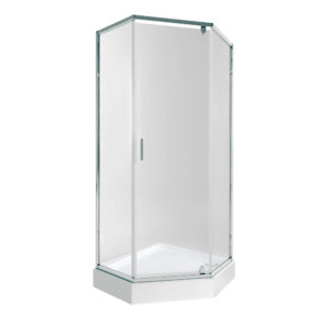Набор Qtap душевая кабина Scorpio CRM10995-AC6 Clear 2120x900x900 мм + поддон Diamond 309912 90x90x12 см с сифоном Набір Qtap душова кабіна Scorpio CRM10995-AC6 Clear 2120x900x900 мм + піддон Diamond 309912 90x90x12 см з сифоном