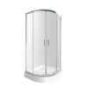 Набор Qtap душевая кабина Taurus CRM1011AC6 Clear 2020x1000x1000 мм + поддон Robin 301112 100x100x12 см с сифоном Набір Qtap душова кабіна Taurus CRM1011AC6 Clear 2020x1000x1000 мм + піддон Robin 301112 100x100x12 см з сифоном