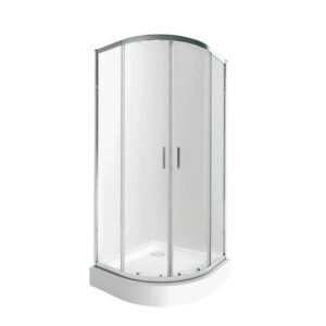 Набор Qtap душевая кабина Taurus CRM1011AC6 Clear 2020x1000x1000 мм + поддон Robin 301112 100x100x12 см с сифоном Набір Qtap душова кабіна Taurus CRM1011AC6 Clear 2020x1000x1000 мм + піддон Robin 301112 100x100x12 см з сифоном
