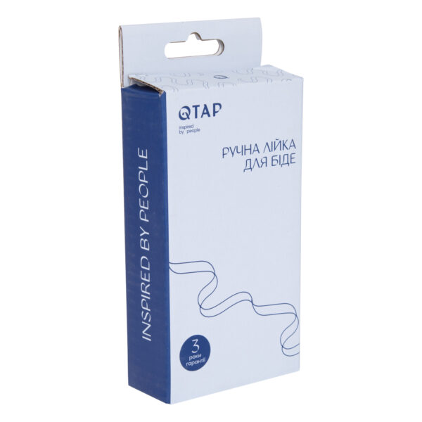 Лійка для гігієнічного душу Qtap Rucni округла QT889910842855OB Black Matt Лійка для гігієнічного душу Qtap Rucni округла QT889910842855OB Black Matt