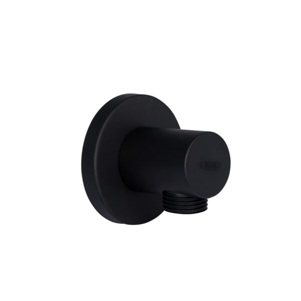 Подключение для шланга Qtap Spojeni округлое QTCRBB030 Black Matt Підключення для шланга Qtap Spojeni округле QTCRBB030 Black Matt
