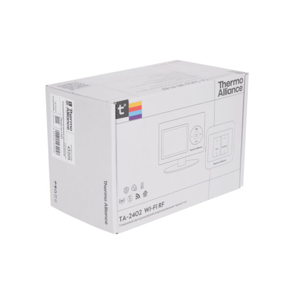 Тижневий програмований термостат Thermo Alliance ТА-2402RFWiFi радіокерований з WiFi Тижневий програмований термостат Thermo Alliance ТА-2402RFWiFi радіокерований з WiFi