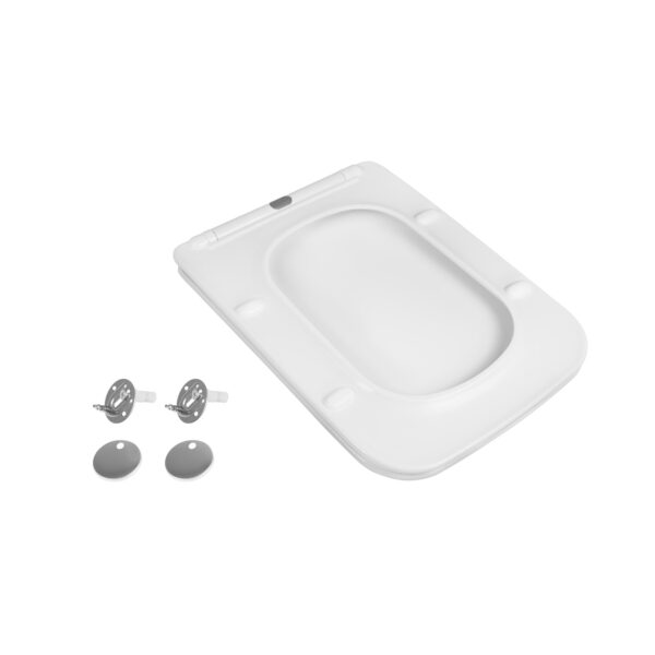 Сидіння для унітаза Qtap Kalao з мікроліфтом Slim QT08991213AW Сидіння для унітаза Qtap Kalao з мікроліфтом Slim QT08991213AW