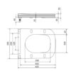Сидіння для унітаза Qtap Nando з мікроліфтом Slim QT12991222AW Сидіння для унітаза Qtap Nando з мікроліфтом Slim QT12991222AW