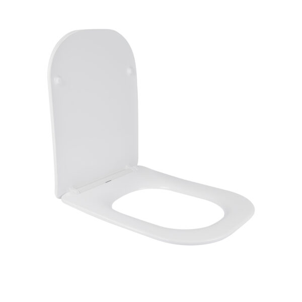 Сидіння для унітаза Qtap Nando з мікроліфтом Slim QT12991222AW Сидіння для унітаза Qtap Nando з мікроліфтом Slim QT12991222AW