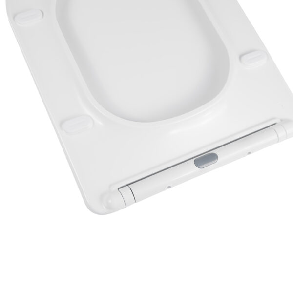 Сидіння для унітаза Qtap Nando з мікроліфтом Slim QT12991222AW Сидіння для унітаза Qtap Nando з мікроліфтом Slim QT12991222AW