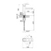Смеситель для раковины Lidz Kubis 001F (k35) LDKUB001FBLA43376 Black Змішувач для раковини Lidz Kubis 001F (k35) LDKUB001FBLA43376 Black