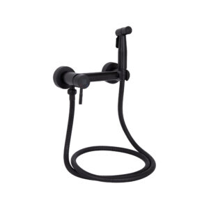 Набор для гигиенического душа со смесителем Lidz Aria 110 округлый LDARI110BLA43394 Black Набір для гігієнічного душу зі змішувачем Lidz Aria 110 округлий LDARI110BLA43394 Black