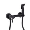 Набор для гигиенического душа со смесителем Lidz Aria 110 округлый LDARI110BLA43394 Black Набір для гігієнічного душу зі змішувачем Lidz Aria 110 округлий LDARI110BLA43394 Black