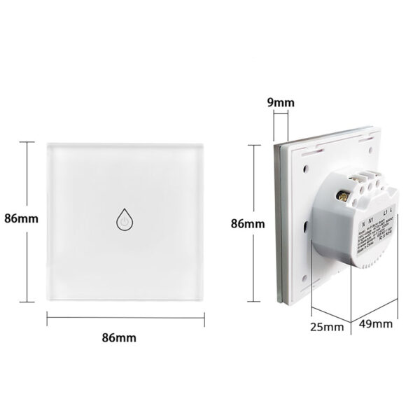Контролер для водонагрівача Thermo Alliance (16А) з WiFi WS-EU-BW Контролер для водонагрівача Thermo Alliance (16А) з WiFi WS-EU-BW
