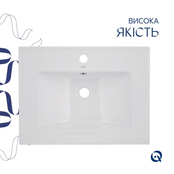 Раковина Qtap Albatross 620х460х180 White без донного клапану QT01113060CW1 Раковина Qtap Albatross 620х460х180 White без донного клапану QT01113060CW1