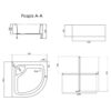 Душовий піддон Lidz KAPIELKA ST90x90x41 Душовий піддон Lidz KAPIELKA ST90x90x41