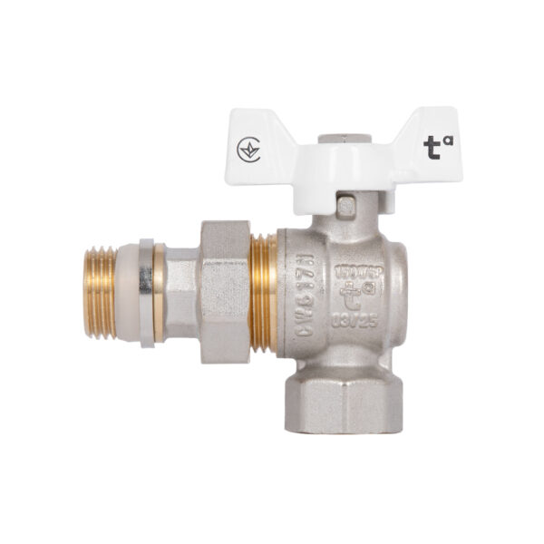 Кран Американка Thermo Alliance Standart з антипротіканням кутовий 1/2 PN40 конус SD901NW15PN40 Кран Американка Thermo Alliance Standart з антипротіканням кутовий 1/2 PN40 конус SD901NW15PN40