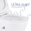 Унітаз підвісний Qtap Robin Mew безобідковий з сидінням Soft-close QT13332381АSW Унітаз підвісний Qtap Robin Mew безобідковий з сидінням Soft-close QT13332381АSW