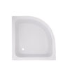 Душевая кабина Latwa SC90x90.SAT.MID.FR полукруглая, стекло Frost 4 мм + Душевой поддон KAPIELKA ST90x90x26, с панелью Lidz Душова кабіна Latwa SC90x90.SAT.MID.FR полукругла, скло Frost 4 мм + Душовий піддон KAPIELKA ST90x90x26, з панеллю Lidz