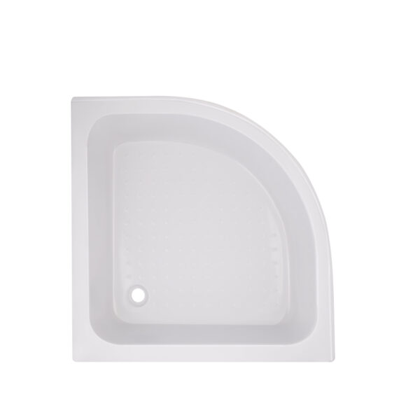 Душевая кабина Latwa SC90x90.SAT.MID.FR полукруглая, стекло Frost 4 мм + Душевой поддон KAPIELKA ST90x90x26, с панелью Lidz Душова кабіна Latwa SC90x90.SAT.MID.FR полукругла, скло Frost 4 мм + Душовий піддон KAPIELKA ST90x90x26, з панеллю Lidz