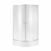 Душова кабіна Latwa SC80x80.SAT.MID.FR полукругла, скло Frost 4 мм + Душовий піддон KAPIELKA ST80x80x26, з панеллю Lidz Душова кабіна Latwa SC80x80.SAT.MID.FR полукругла, скло Frost 4 мм + Душовий піддон KAPIELKA ST80x80x26, з панеллю Lidz